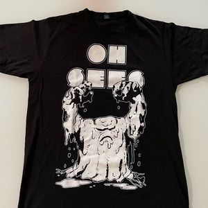 Like NEW The Oh Sees 2019 Limited Edition Tour T-shirt in Black Size Medium